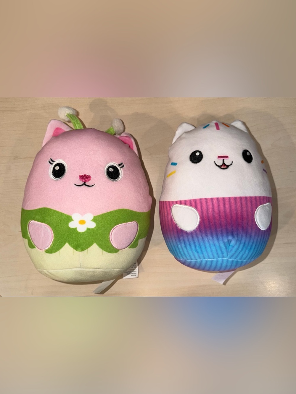 Gund Gabby’s Dollhouse Squishy 8” Plush Bundle